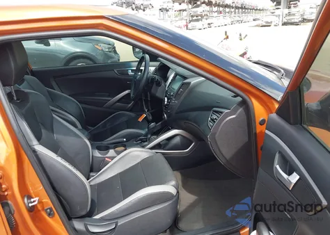 2016 Hyundai Veloster Turbo from USA, damaged, VIN KMHTC6AE6GU301209